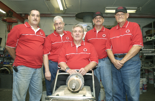 photo of Mike Conrad, Warren Toland, Ted Morrison, Vigal Hicks and Randy Metzger